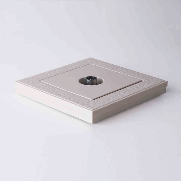 ТВ-розетка проходная Werkel (слоновая кость) W1184003 4690389155819 изображение 5 ТВ-розетка проходная Werkel (слоновая кость) W1184003 4690389155819 Фото № 5