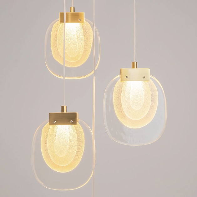 Подвесной светодиодный светильник Maytoni Modern Biology MOD367PL-L30BBSK Фото № 3