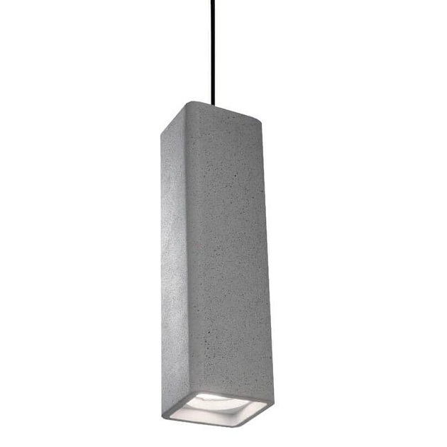 Подвесной светильник Ideal Lux Oak SP1 Square Cemento 150673 изображение 1 Подвесной светильник Ideal Lux Oak SP1 Square Cemento 150673 Фото № 1