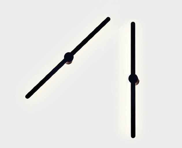 Настенный светодиодный светильник Italline IT08-8020 black Фото № 3