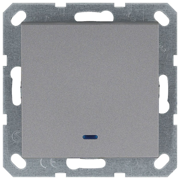 Выключатель одноклавишный Jasmart G3011NS Фото № 2