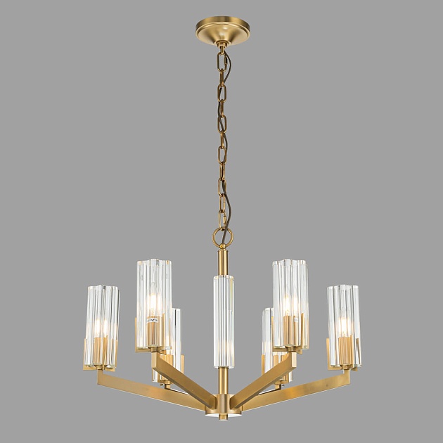 Подвесная люстра Belfast Malone 6035-6 BR CL Фото № 5