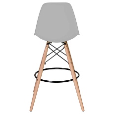 Стул барный DOBRIN DSW BAR (ножки светлый бук, цвет сиденья светло-серый (GR-01)) 638GPP-LMZL DSW BAR 1