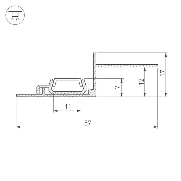 Профиль Arlight PAK-EDGE-SLIM-2000 023783 Фото № 2