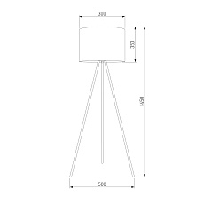 Торшер TK Lighting 16018 Grand 1