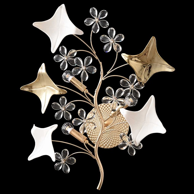 Настенный светильник Crystal Lux LETISIA AP3 GOLD Фото № 4