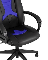 Игровое кресло TopChairs ST-Cyber 8 черный/синий экокожа ST-Cyber 8 BLUE 1
