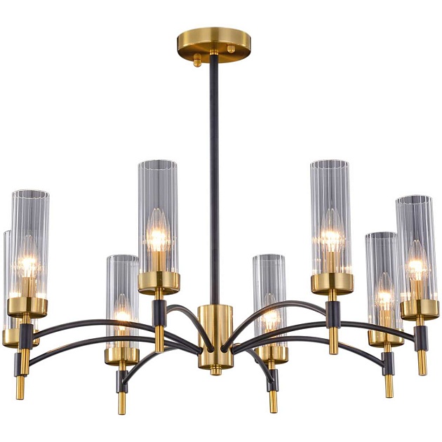 Потолочный светильник ILLUMICO IL5177-8PLS-29 BRASS TUBO изображение 2 Потолочный светильник ILLUMICO IL5177-8PLS-29 BRASS TUBO Фото № 2