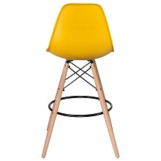 Стул барный DOBRIN DSW BAR (ножки светлый бук, цвет горчичный (Y-03)) 638GPP-LMZL DSW BAR 2