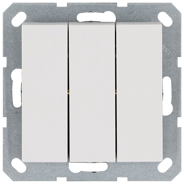 Выключатель трехклавишный Jasmart G3031W Фото № 1