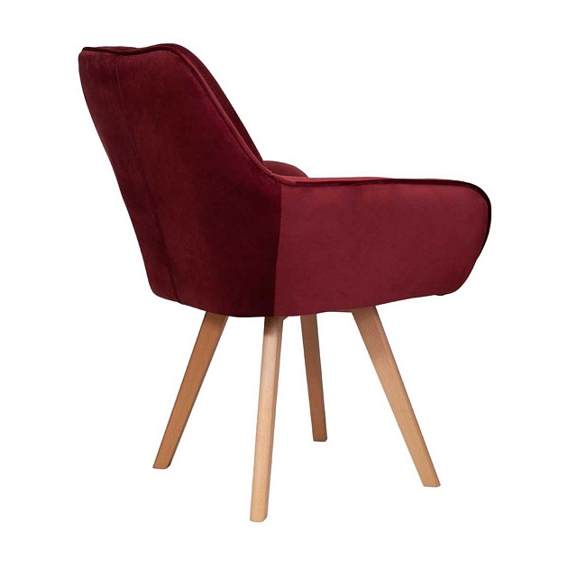 Кресло AksHome Soft красный, велюр 64742 изображение 3 Кресло AksHome Soft красный, велюр 64742 Фото № 3