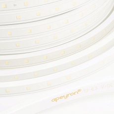 Светодиодная влагозащищенная лента Apeyron 6W/m 60LED/m 2835SMD холодный белый 50M 10-62 2