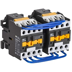Контактор КМИ-22530 реверс 25А 400В/АС3 2NO IEK KKM23-025-400-20-1