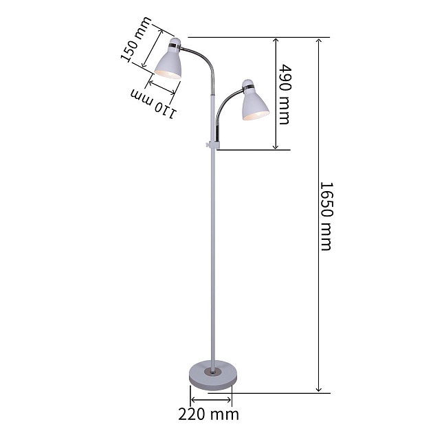 Торшер Reluce 03941-0.6-02 WH Фото № 7