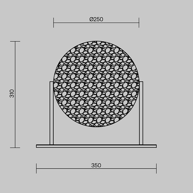Настольная лампа Maytoni Modern Mangata MOD387TL-L8CH3K Фото № 2
