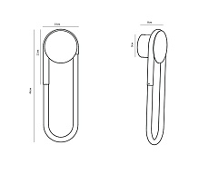 Бра Kink Light Канто 08273,33(4000K) 2