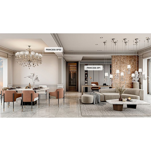 Подвесной светильник Crystal Lux Princess SP1 Фото № 11