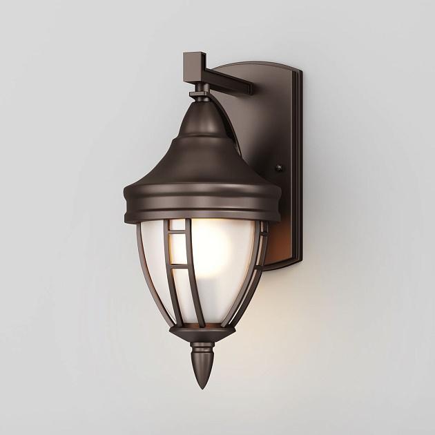 Уличный настенный светильник Maytoni Novara O027WL-01B Фото № 8