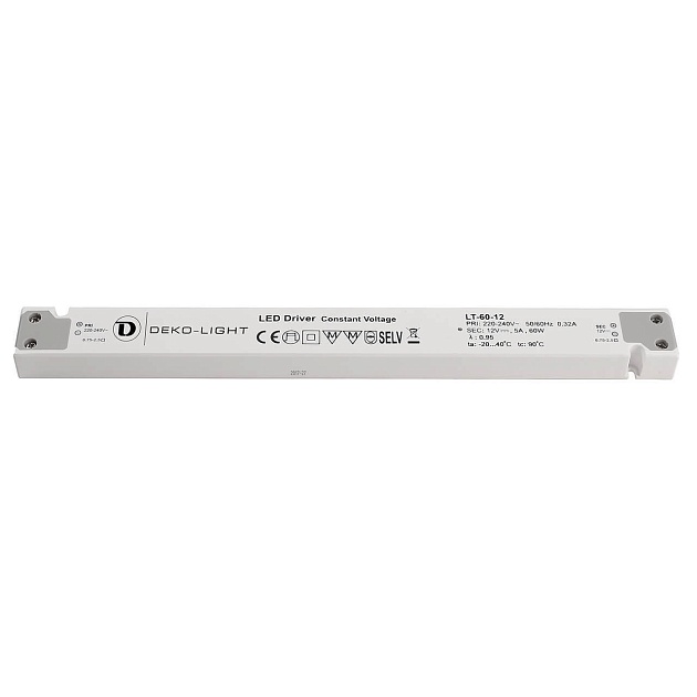 Блок питания Deko-Light LT-60-12 12V 60W IP20 5A 862093 Фото № 1