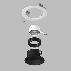 Комплект со светильником Lightstar Domino Round (214616+214607+214007) D61607BMOD 3