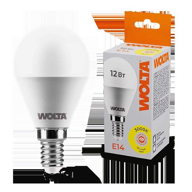 Светодиодная лампа WOLTA 25Y45GL12E14 Фото № 1