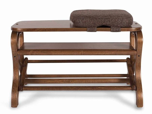 Обувница Мебелик Диана коричневый 001900 Фото № 4