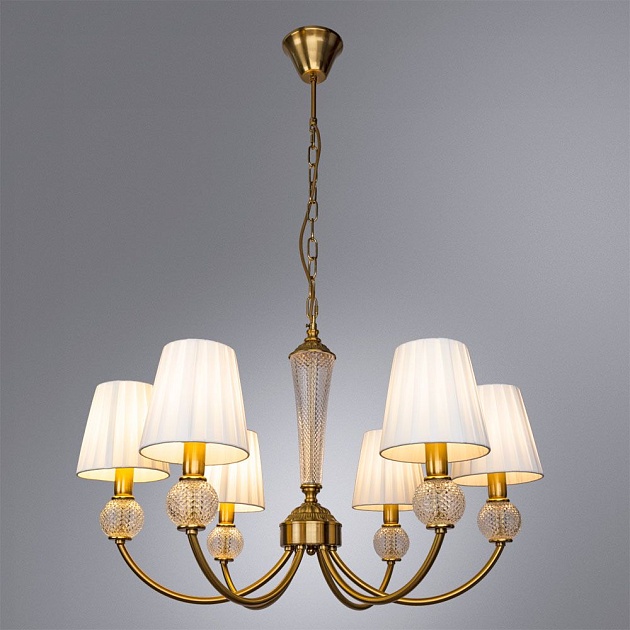 Подвесная люстра Arte Lamp Gracie A7301LM-6PB Фото № 6