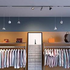 Трековый низковольтный светодиодный светильник Novotech Shino Flum 358394 2