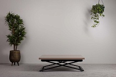 Стол-трансформер Levmar Compact G41/S53 Капучино глянец/опоры черные 7125110714 2