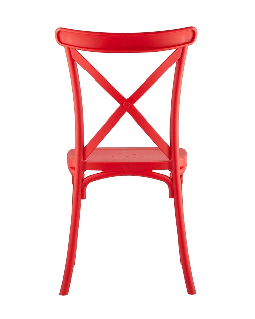 Кухонный стул Stool Group Кроссбэк пластиковый красный Y030 red изображение 5 Кухонный стул Stool Group Кроссбэк пластиковый красный Y030 red Фото № 5
