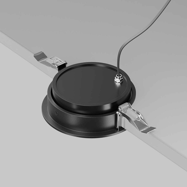 Встраиваемый светильник Maytoni Technical Downlight DL105-12W3K-B изображение 2 Встраиваемый светильник Maytoni Technical Downlight DL105-12W3K-B Фото № 2