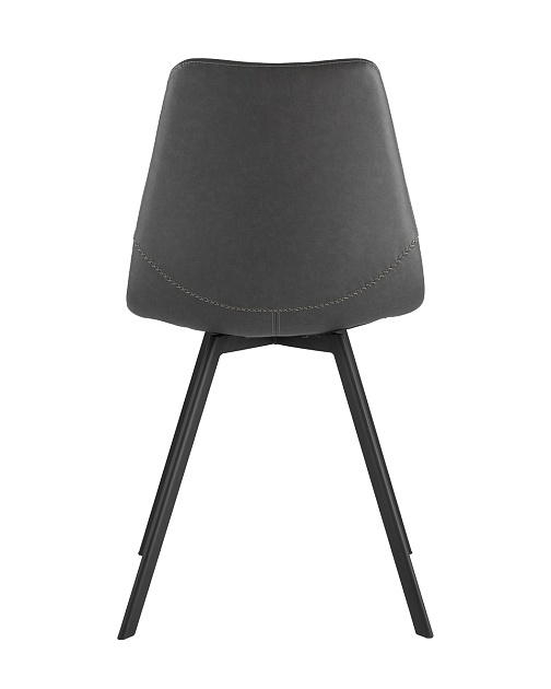 Кухонный стул Stool Group Саксон кожзам серый SAXON PU GREY изображение 3 Кухонный стул Stool Group Саксон кожзам серый SAXON PU GREY Фото № 3