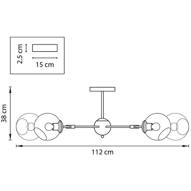 Потолочная люстра Lightstar Beta 785086 Фото № 3