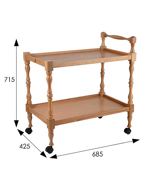 Сервировочный стол Мебелик Бридж 000759 Фото № 3