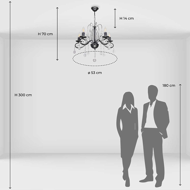Подвесная люстра De City Лада 442010605 Фото № 3