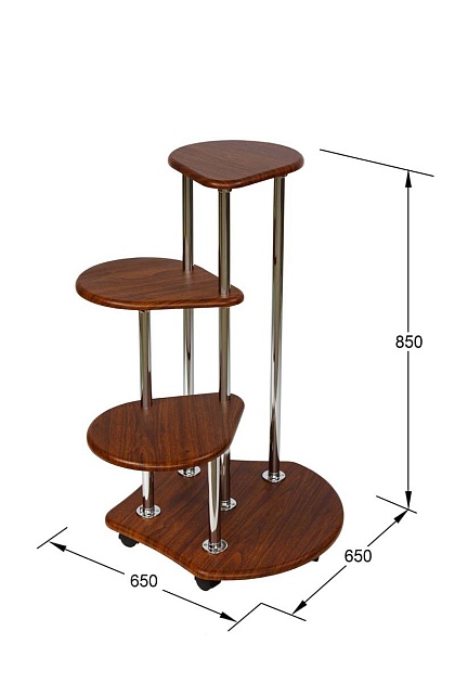 Подставка для цветов Калифорния Троечка орех 5695716605 Фото № 2