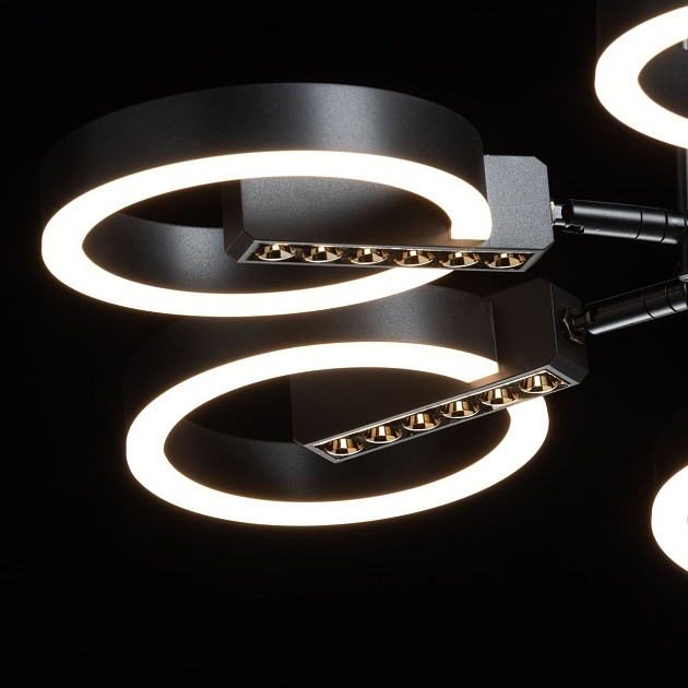 Потолочная светодиодная люстра De City Драйв 377014006 изображение 7 Потолочная светодиодная люстра De City Драйв 377014006 Фото № 7