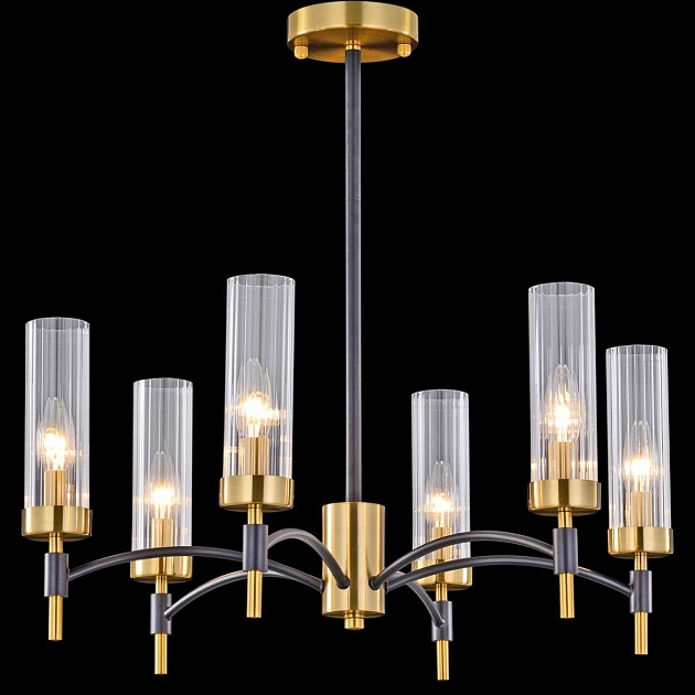 Потолочный светильник ILLUMICO IL5177-6PLS-29 BRASS TUBO Фото № 1