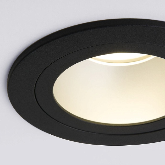 Встраиваемый светильник Elektrostandard 122 MR16 серебро/черный a053354 изображение 3 Встраиваемый светильник Elektrostandard 122 MR16 серебро/черный a053354 Фото № 3