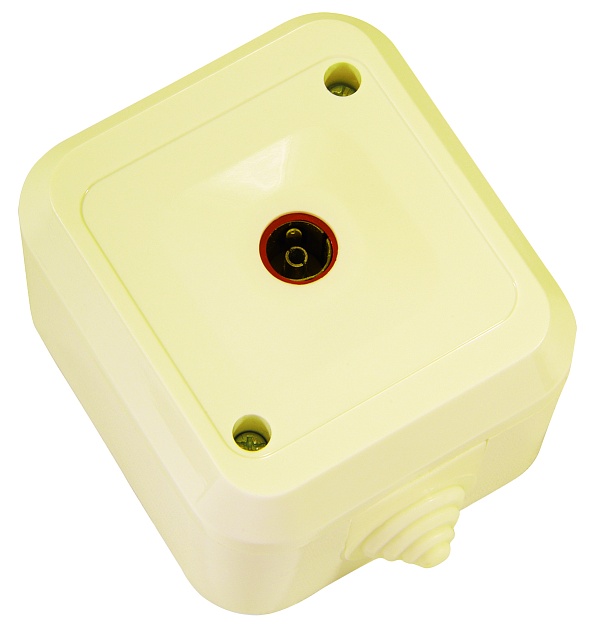 Розетка TV проходная 8 dB (Female) Makel 18207 изображение 1 Розетка TV проходная 8 dB (Female) Makel 18207 Фото № 1