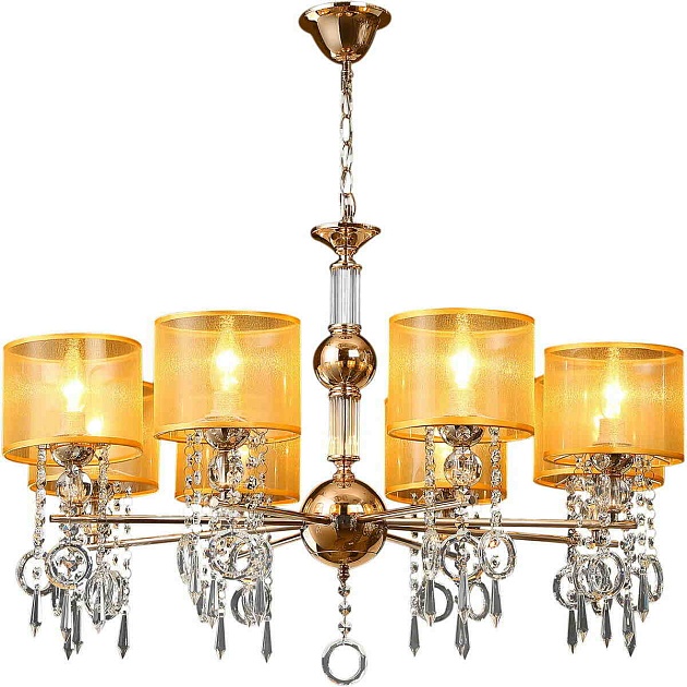 Подвесная люстра Illumico IL6219-8P-27 GD Фото № 1