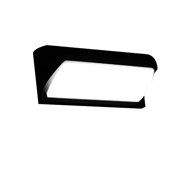 Уличный настенный светодиодный светильник Escada 30002W/01Led BK Фото № 1