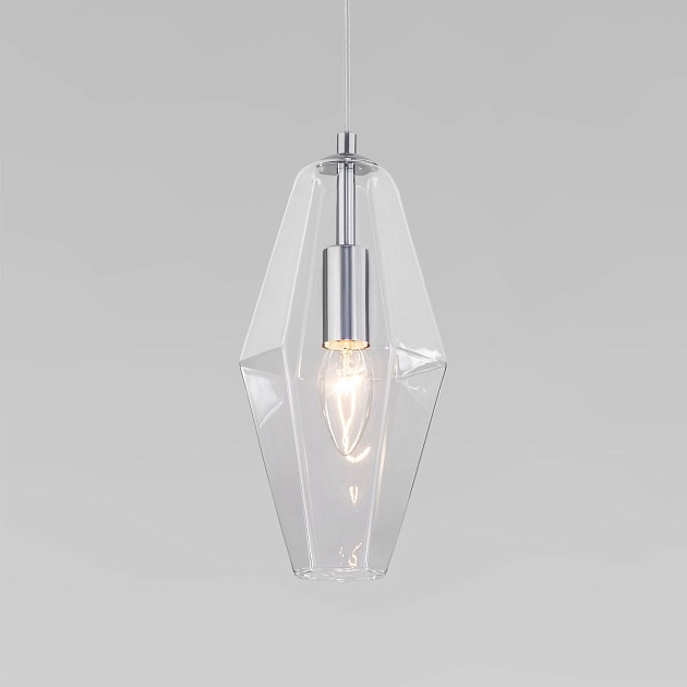 Подвесной светильник Eurosvet Prism 50236/1 прозрачный изображение 5 Подвесной светильник Eurosvet Prism 50236/1 прозрачный Фото № 5