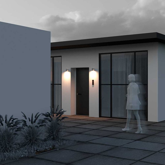 Уличный настенный светодиодный светильник Maytoni Shim O303WL-L5W3K Фото № 7