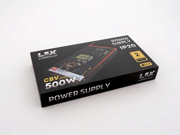 Блок питания LEDS POWER LUXDriver 500Вт 24В 003436 изображение 1 Блок питания LEDS POWER LUXDriver 500Вт 24В 003436 Фото № 1