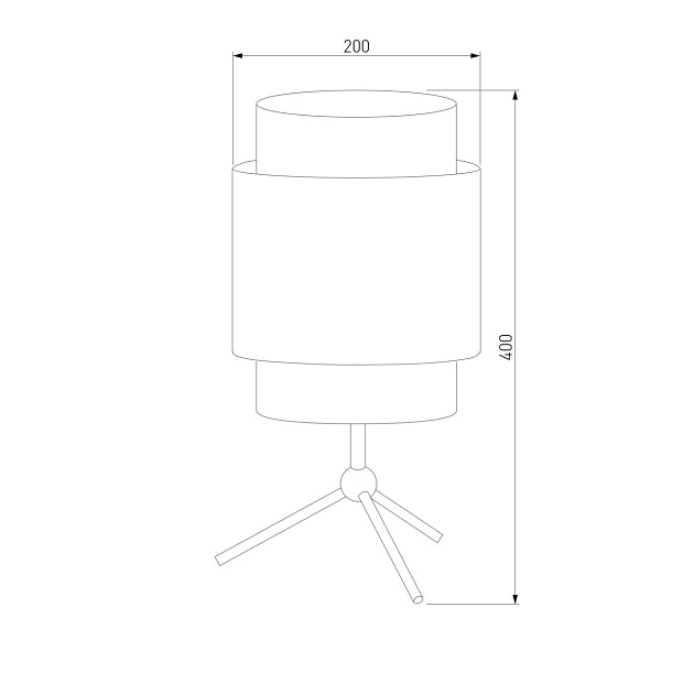 Настольная лампа TK Lighting 5567 Boho Black Фото № 2