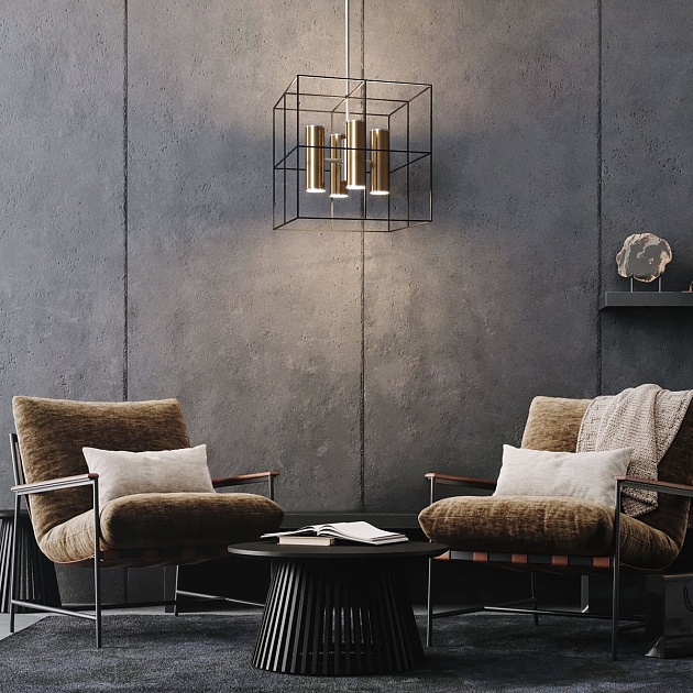 Подвесная люстра Eurosvet Adamson 70142/8 латунь Фото № 4