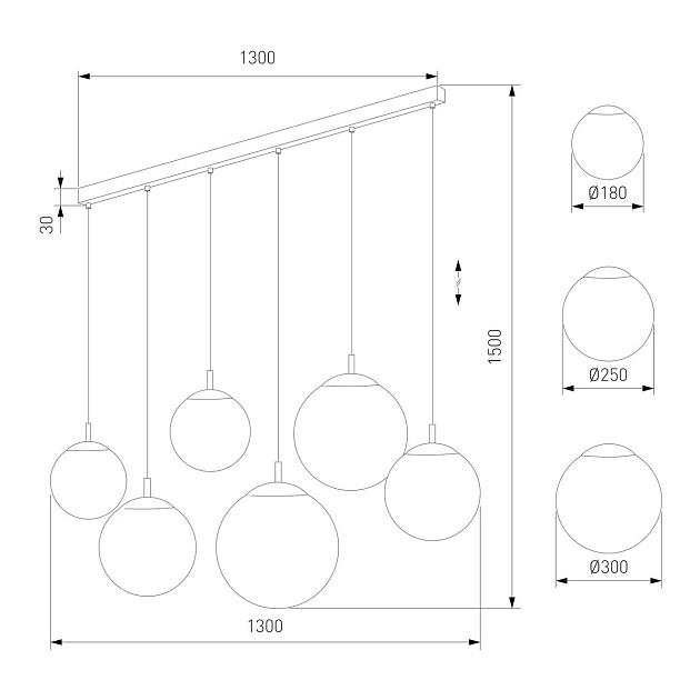 Подвесной светильник TK Lighting 4792 Esme Фото № 2