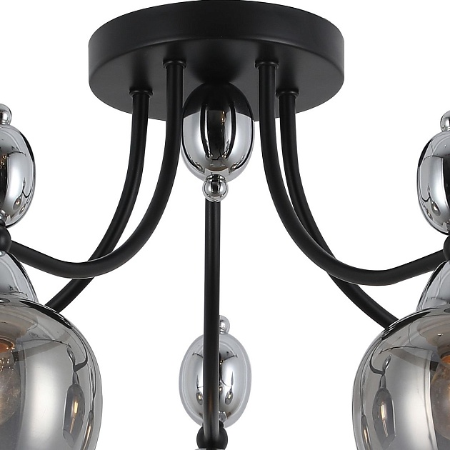 Потолочная люстра Illumico IL8258-5COU-79 BK CR изображение 2 Потолочная люстра Illumico IL8258-5COU-79 BK CR Фото № 2