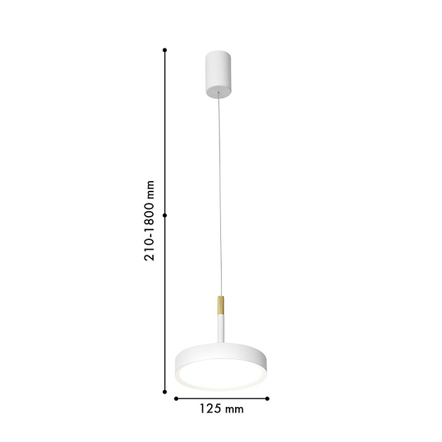 Подвесной светодиодный светильник Favourite Piller 4505-1P Фото № 2